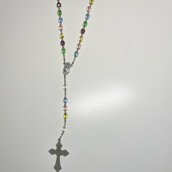 Rosary with real crystal beads - Picture 9 of 15